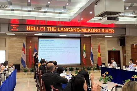 Toàn cảnh buổi tọa đàm về hợp tác tài nguyên nước Mê Công-Lan Thương.