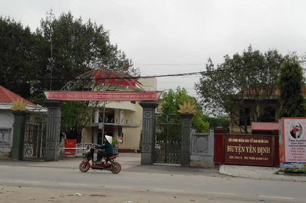 Trụ sở Hội đồng nhân dân-Ủy ban nhân dân huyện Yên Định, tỉnh Thanh Hóa.