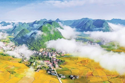 Thung lũng Bắc Sơn. (Ảnh DƯƠNG TUẤN)