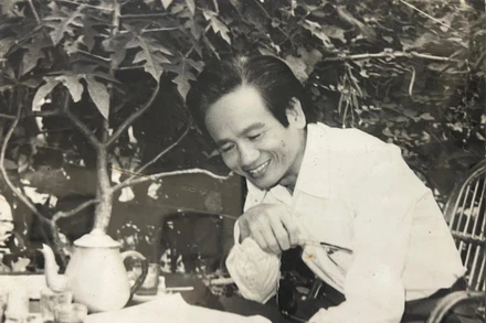 Nhà viết kịch Hoàng Luyện (Ảnh tư liệu gia đình cung cấp).