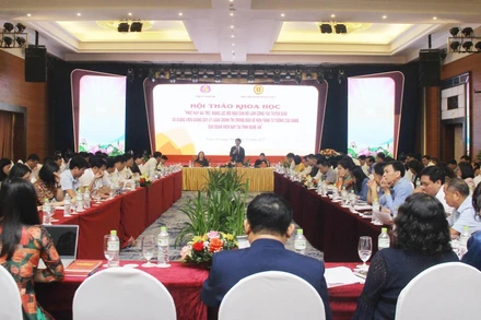 Quang cảnh Hội thảo. (Ảnh: MAI HOA)