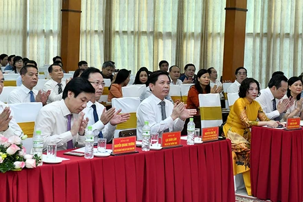 Các đại biểu dự buổi gặp mặt kỷ niệm 75 năm Ngày truyền thống ngành Kiểm tra Đảng.