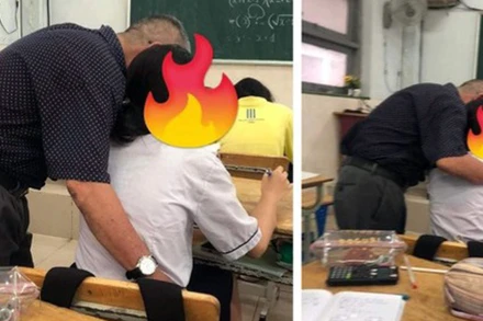 Hình ảnh lan truyền trên mạng xã hội.