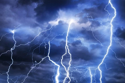 Sét đánh thường gây nguy hiểm ở vùng miền núi. (Ảnh minh họa)