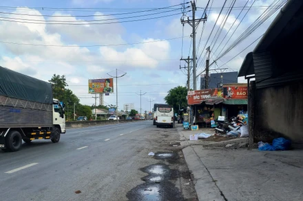 Hiện trường xảy ra vụ án mạng.