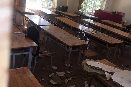 Hiện trường vụ việc.