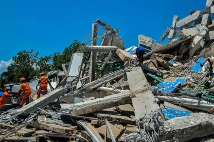 Vụ động đất tại Indonesia. 