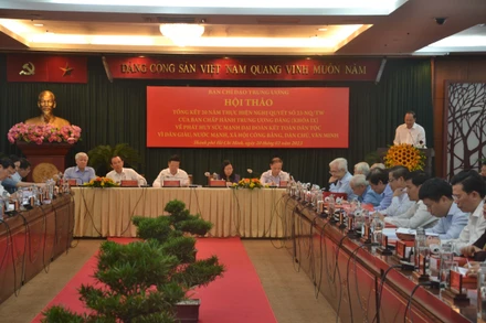 Quang cảnh buổi Hội thảo.