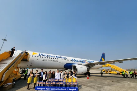 Vietravel Airlines chính thức khai trương đường bay thương mại thường lệ quốc tế đầu tiên của hãng, kết nối Việt Nam-Thái Lan. 