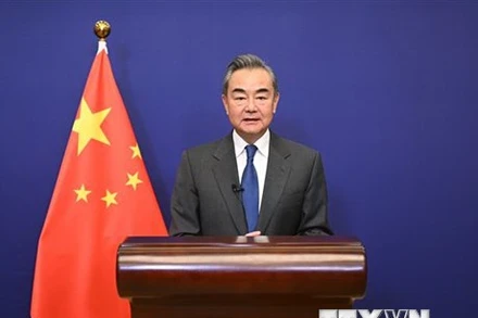 Ủy viên Quốc vụ kiêm Bộ trưởng Ngoại giao Trung Quốc Vương Nghị. (Ảnh: THX/TTXVN)