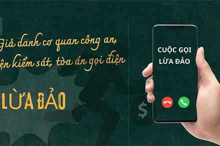 Giả danh cơ quan công an, viện kiểm sát, tòa án gọi điện lừa đảo