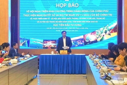 Bộ Kế hoạch và Đầu tư họp báo công bố hội nghị triển khai chương trình hành động của Chính phủ thực hiện Nghị quyết số 26-NQ/TW của Bộ Chính trị.