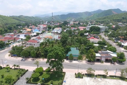 Một góc huyện Khánh Vĩnh. (Ảnh: NGỌC HÒA) 