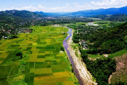 Huyện A Lưới, thành phố Huế đang đổi thay từng ngày. (Ảnh: MINH TRÚC)