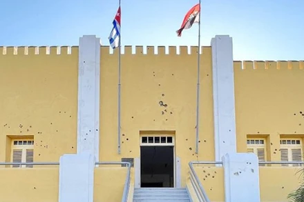 Khu Di tích cách mạng Cuba-Pháo đài Moncada. (Ảnh: TTXVN)