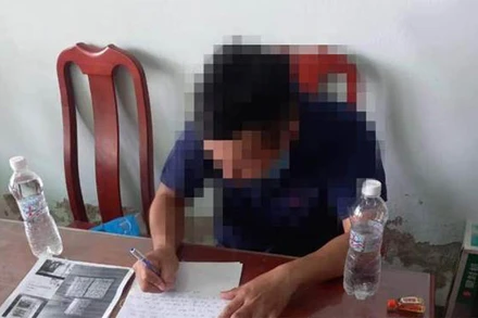 Ông D. viết cam kết không tái phạm hành vi đăng tải, tuyên truyền các nội dung mê tín, dị đoan.