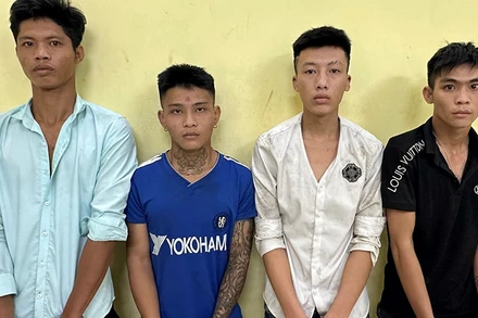 Nhóm 4 đối tượng chuyên thực hiện các vụ cướp trên Quốc lộ 51 bị bắt giữ.
