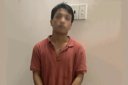 Đối tượng Nguyễn Minh Quang bị tạm giữ.