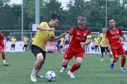 Khai mạc vòng chung kết Giải bóng đá báo chí toàn quốc Press Cup 2023. 