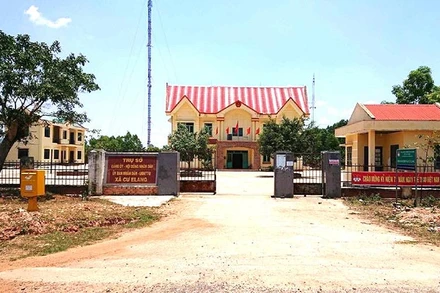 Trụ sở Ủy ban nhân dân xã Cư Elang, nơi ông Hoàng Văn Lập từng công tác và để xảy ra nhiều sai phạm.