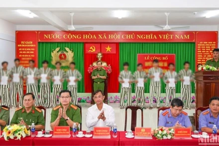 Lễ công bố Quyết định đặc xá năm 2025 của Chủ tịch nước cho các phạm nhân đủ điều kiện.