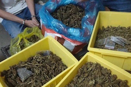 Tang vật vụ án thu giữ tại hiện trường. (Ảnh: Công an cung cấp)