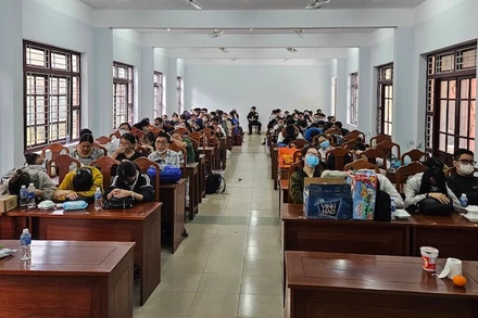 Số đối tượng liên quan đến chuyên án này là gần 200 người. (Ảnh: Công an cung cấp)