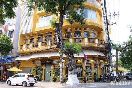 Nhà, đất số 2 Hải Phòng, mảnh đất nằm hai mặt tiền đường Hải Phòng và Lê Lợi. (Ảnh: ANH ĐÀO)