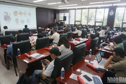 Hội thảo xúc tiến du lịch Nhật Bản tại Đà Nẵng ngày 13/7. (Ảnh: ANH ĐÀO)