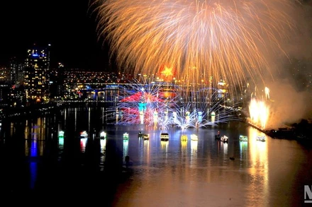 Hình ảnh Lễ hội pháo hoa quốc tế Đà Nẵng - DIFF 2023. (Ảnh: ANH ĐÀO)