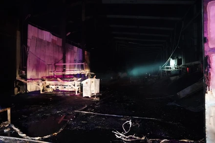 Hiện trường vụ cháy. (Ảnh: Công an cung cấp)