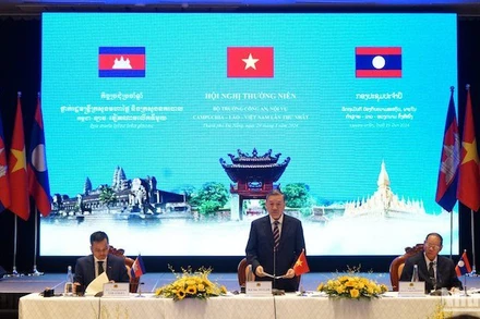 Bộ trưởng Công an Tô Lâm phát biểu khai mạc Hội nghị. Ảnh: ANH ĐÀO