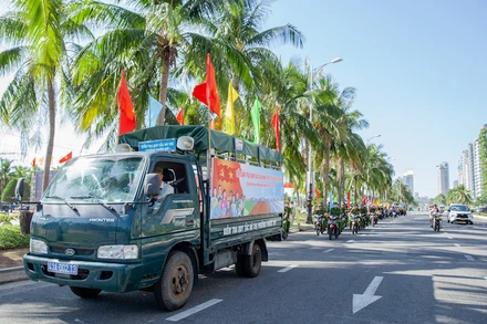 Đà Nẵng ra mắt mô hình "Phối hợp tuần tra bảo đảm an ninh trật tự du lịch biển". 