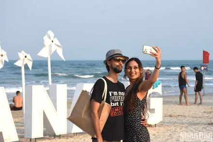 Ngành du lịch Đà Nẵng đặt mục tiêu đón 8,4 lượt khách trong năm 2024. (Ảnh: ANH ĐÀO)