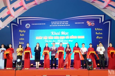 Thành phố Đà Nẵng khai mạc Ngày hội Văn hóa đọc 2025. (Ảnh: ANH ĐÀO)