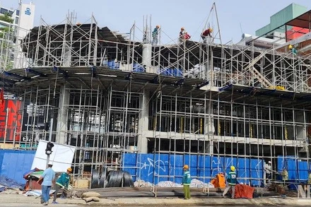 Công trình nơi xảy ra sự cố chập điện tối 26/9. 