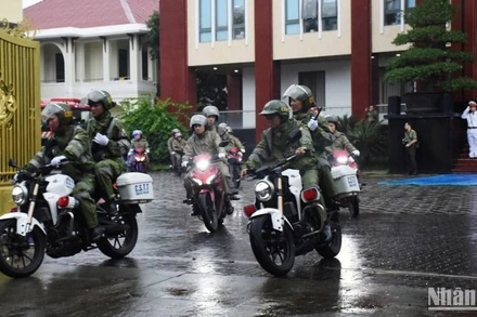 Công an thành phố Đà Nẵng kiện toàn tổ chức bảo đảm không bỏ trống địa bàn. (Ảnh: ANH ĐÀO)