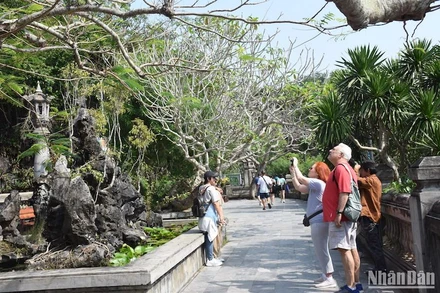 Một góc Danh lam thắng cảnh quốc gia đặc biệt Ngũ Hành Sơn, Đà Nẵng. (Ảnh: ANH ĐÀO)