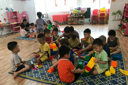 Trẻ mầm non tại thành phố Vinh