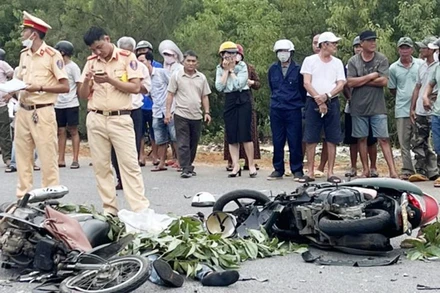Hiện trường vụ tai nạn