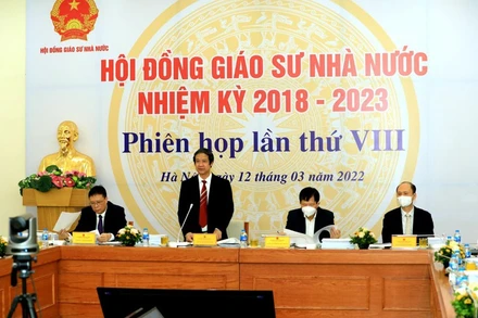 Hội đồng Giáo sư Nhà nước họp xét công nhận đạt tiêu chuẩn chức danh Giáo sư, Phó Giáo sư 2021