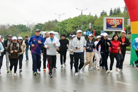 Ngày chạy Olympic vì sức khỏe toàn dân 2025.