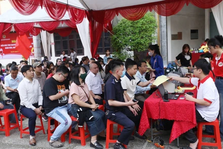 "Ngày hội hiến máu tình nguyện” năm 2025 tại Trường cao đẳng Y tế Lạng Sơn.