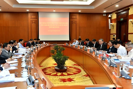 Tổng Bí thư Tô Lâm chủ trì Phiên họp thứ hai Ban Chỉ đạo Trung ương về phát triển khoa học, công nghệ, đổi mới sáng tạo và chuyển đổi số.