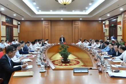 Tổng Bí thư Tô Lâm chủ trì Cuộc họp Thường trực Ban Chỉ đạo Trung ương về phòng, chống tham nhũng, lãng phí, tiêu cực.