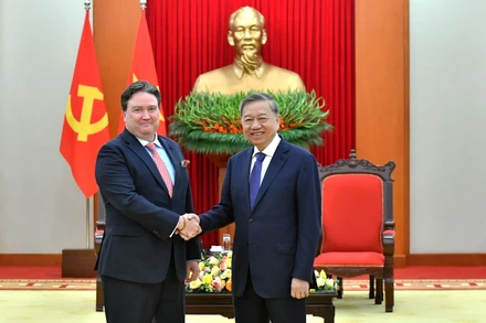 Tổng Bí thư Tô Lâm tiếp Đại sứ Hoa Kỳ tại Việt Nam Marc E. Knapper.