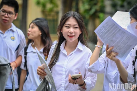 Thí sinh tại Kỳ thi tốt nghiệp THPT (Ảnh: THÀNH ĐẠT)