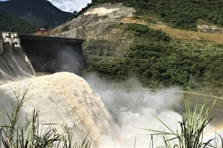 Hồ chứa thủy điện Khe Bố, xã Tam Quang, huyện Tương Dương. (Nguồn: Chi cục Thủy lợi Nghệ An)