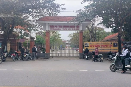 Trường phổ thông Hermann Gmeiner, nơi xảy ra vụ tai nạn.