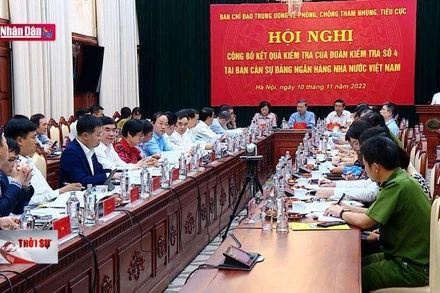 Công bố dự thảo kết quả kiểm tra Ngân hàng Nhà nước